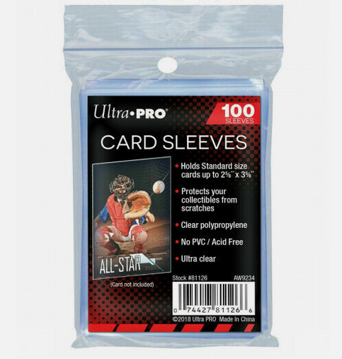 Ultra Pro Sleeves - Standard x100 - Transparent